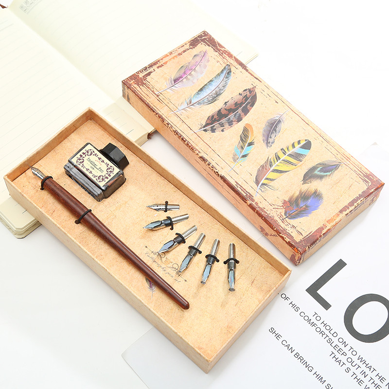 Naturaalne retro mahagonist tindipliiats Kirjatarbed on hagijahammas