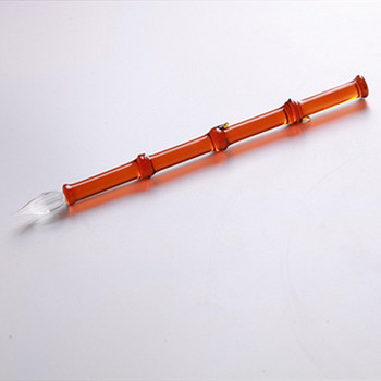 Художествена писалка в китайски стил Направи си сам ръчна калиграфска писалка модна и интересна писалка направи си сам Liuli писалка цветна стъклена писалка с форма на стъклена потапяне