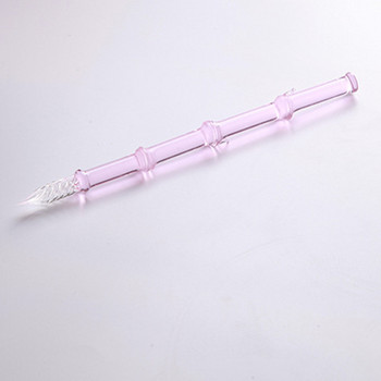 Художествена писалка в китайски стил Направи си сам ръчна калиграфска писалка модна и интересна писалка направи си сам Liuli писалка цветна стъклена писалка с форма на стъклена потапяне