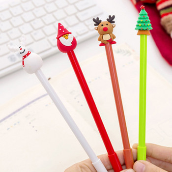 4 / PCS Коледна неутрална химикалка, анимационна коледна химикалка, писалка за подпис, химикалка за коледен подарък за студенти