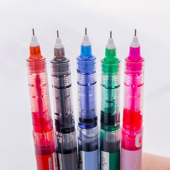 0,38 mm 0,5 mm права течна гел химикалка Fluent Color Студентски висококачествени маркери за оцветяване Офис Консумативи за писане Канцеларски материали 1 бр.
