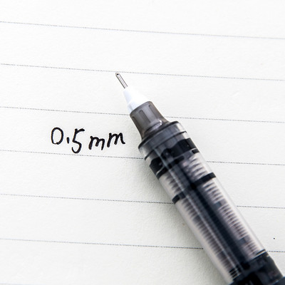 0,38 mm 0,5 mm tiesus skystas gelio rašiklis, sklandžios spalvos studentams Aukštos kokybės dažymo žymekliai rašikliai Biuro rašymo reikmenys Kanceliarinės prekės 1 vnt.