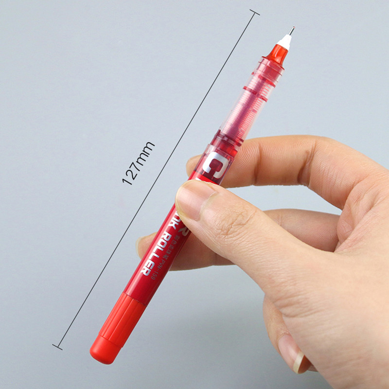 0,38 mm 0,5 mm tiesus skystas gelio rašiklis, sklandžios spalvos studentams Aukštos kokybės dažymo žymekliai rašikliai Biuro rašymo reikmenys Kanceliarinės prekės 1 vnt.