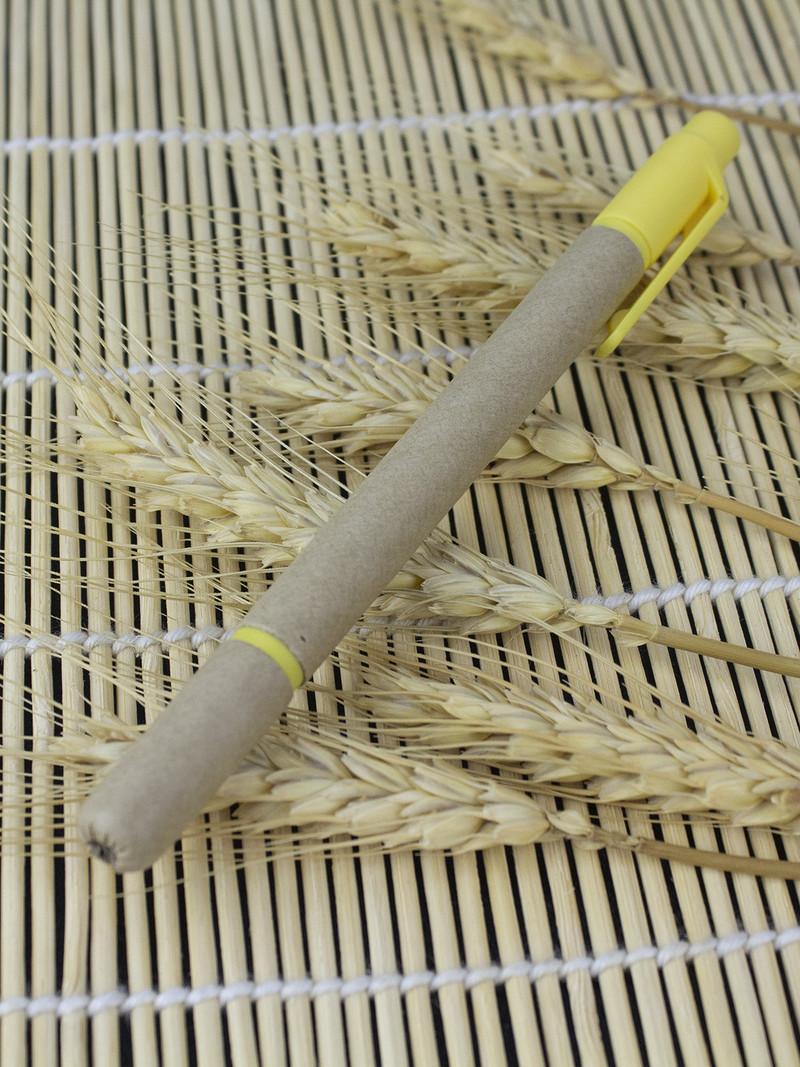 ECO Kemijska olovka Highlighter Prilagođena olovka Papirna kemijska olovka Fluorescentna promotivna personalizirana poklon olovka Prilagodite sajam Podijela