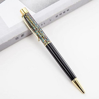 1 τμχ Νέο χρυσό φύλλο στυλό Μεταλλικά στυλό γραφείου Δώρα γενεθλίων Στυλό