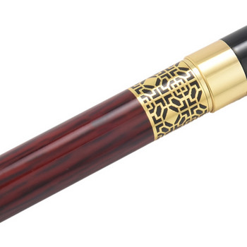 Китайска класическа химикалка Златна метална дървена писалка с подпис за офис Бизнес подпис Подарък за ученик