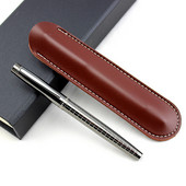 pix cu rolă de lux, zăbrele metalice, stilou gel, articole de papetărie, rechizite de birou pentru școală, pix și geantă de creion din piele