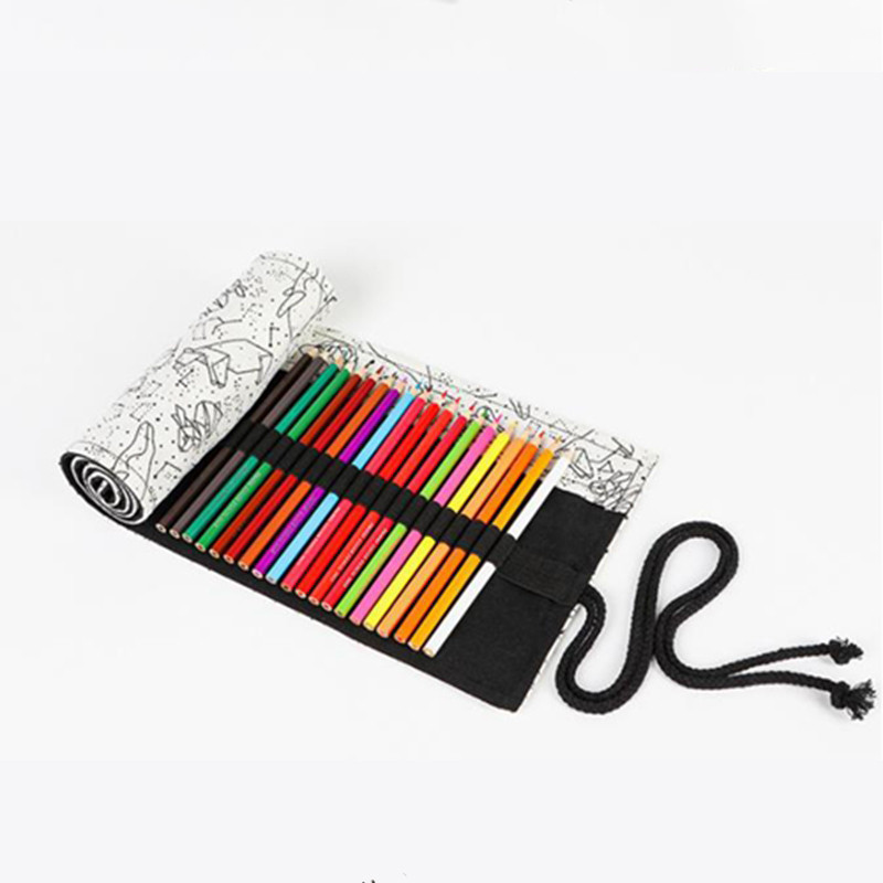12/24/36 rupa Školska pernica za djevojčice Platnena rola Kutija za pernice Constellation Pencilcase Kist za olovke Torbica Torbica Alati