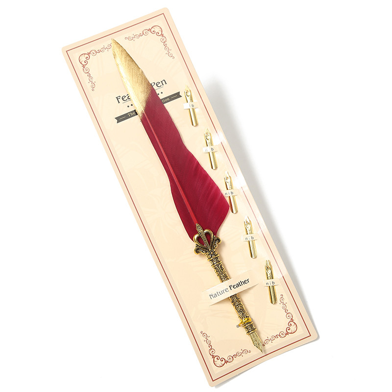 Halloweeni jõulude reklaamkingitus, veekastmispliiats, kontorikalligraafia komplekt, sulgede pliiats