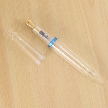 0,5 мм писалка с писец с пипетка Прозрачни химикалки с голям капацитет Офис Училищни пособия за студенти Писане Подаръци Канцеларски материали