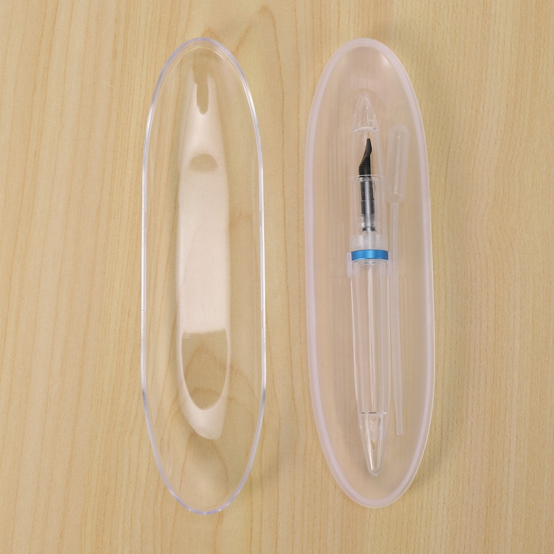 0,5 Mm plunksnakočiai su antgaliu, didelės talpos permatomi rašikliai Biuro reikmenys mokiniams rašyti dovanoms raštinės reikmenys