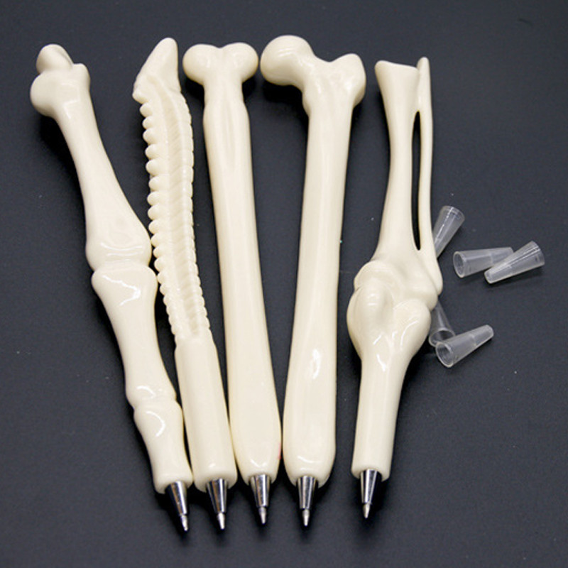 5 vnt. Įdomūs kaulai Prabangūs rašikliai mokykliniai reikmenys Mieli raštinės reikmenys Biuro reikmenys Rašikliai rašymui Biuro reikmenys