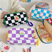 Torba za pohranu Velika torba za organizatore Torbica za olovke Kutija za papirić Otporna na prašinu Debela šahovnica Torbica za olovke Školski pribor