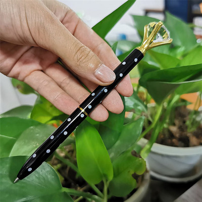 1 db / tétel nagy kristály, gyémántfejű golyóstoll diák írószer Irodai ajándékok Fém toll Regisztrált szállítás