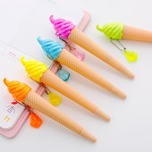 4 bucăți mixte drăguț creativ înghețată gel stilou copii studenți papetărie rechizite școlare cadou premiu birou