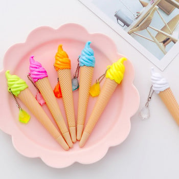 4 τμχ ανάμεικτα Cute Creative Ice Cream Gel στυλό Παιδικά Μαθητικά Γραφικά Σχολικά Είδη Δώρο Βραβείο Γραφείο