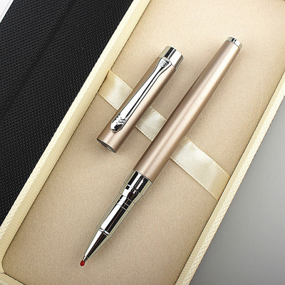 Luksusa Augstas kvalitātes 5 krāsu izvēle Biznesa biroja 0,5 mm uzgalis Rollerball Pen New School Supplies kancelejas preces