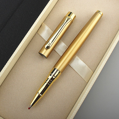 Luksusa Augstas kvalitātes 5 krāsu izvēle Biznesa biroja 0,5 mm uzgalis Rollerball Pen New School Supplies kancelejas preces