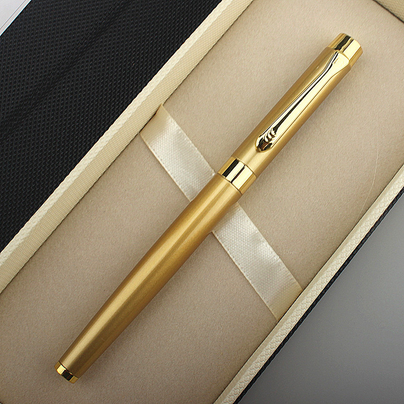 Luksusa Augstas kvalitātes 5 krāsu izvēle Biznesa biroja 0,5 mm uzgalis Rollerball Pen New School Supplies kancelejas preces