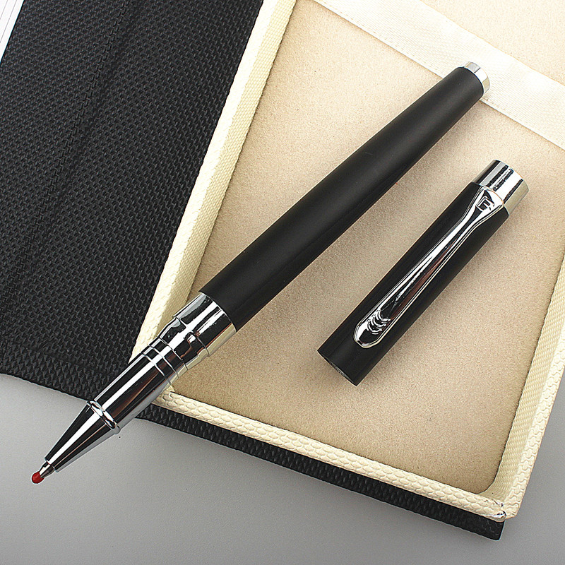 Luksusa Augstas kvalitātes 5 krāsu izvēle Biznesa biroja 0,5 mm uzgalis Rollerball Pen New School Supplies kancelejas preces