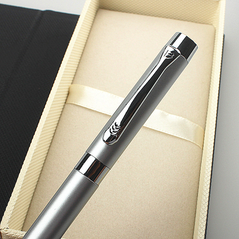 Luksusa Augstas kvalitātes 5 krāsu izvēle Biznesa biroja 0,5 mm uzgalis Rollerball Pen New School Supplies kancelejas preces