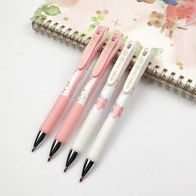 Weiwei Tip de presare Gel Pen 0,5 mm Negru Albastru Roșu Cerneală Rechizite de birou Papetarie Pixuri cu gel pentru studenți care scriu PEN GEL de înaltă calitate