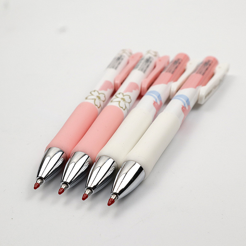 Weiwei Tip de presare Gel Pen 0,5 mm Negru Albastru Roșu Cerneală Rechizite de birou Papetarie Pixuri cu gel pentru studenți care scriu PEN GEL de înaltă calitate