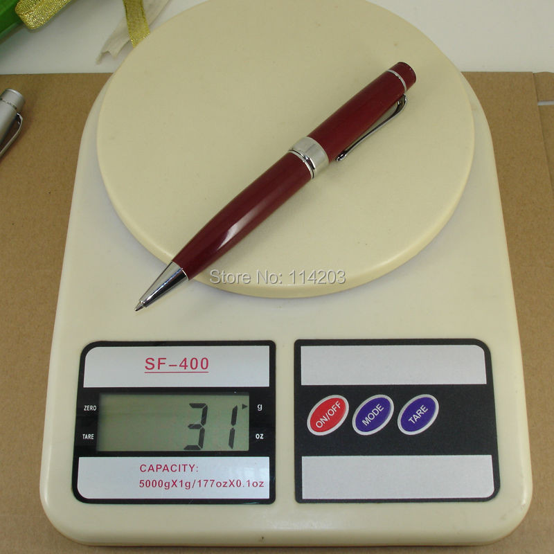 ACMECN tradicionalna klasična kemijska olovka uredski i školski pisaći pribor 31 g metalne teške olovke za muške poklone olovke