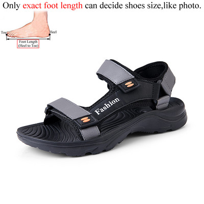Summer Casual Breathable Μαύρα Ανδρικά Σανδάλια Ανοιχτά Παπούτσια Ανδρικά Σανδάλια Παραλίας Hombre Ανδρικά Σανδάλια Ανδρικά πέδιλα Gladiator Plus Size 48