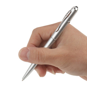Забавна писалка 2 в 1 с невидимо мастило, магическа защита, секретна шпионска писалка с UV светлина