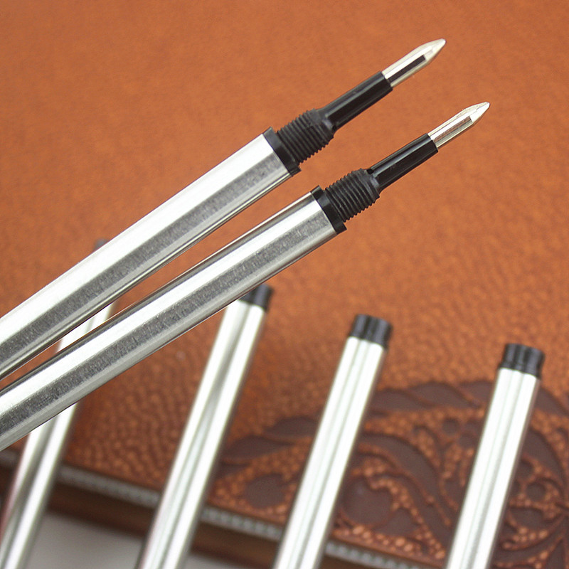 10 bucăți de reîncărcare stilou cu bile JINHAO, cu cerneală standard, neagră și albastră, reîncărcare stilou cu bile 0,5 mm, accesorii pentru școală de birou