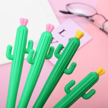 1Pc Creative Cactus Gel Pen Neutral Pen Plant Signature Pen Student Stationery Kawaii Σχολικά είδη Γραφείου Χαριτωμένα χαρτικά