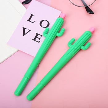 1Pc Creative Cactus Gel Pen Neutral Pen Plant Signature Pen Student Stationery Kawaii Σχολικά είδη Γραφείου Χαριτωμένα χαρτικά