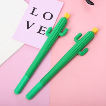 1Pc Creative Cactus Gel Pen Neutral Pen Plant Signature Pen Student Stationery Kawaii Σχολικά είδη Γραφείου Χαριτωμένα χαρτικά