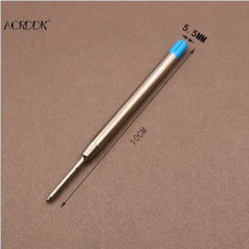 10 бр./лот Meta Pen Refill Училищен офис Химикалка Refill Smooth Fine 0,5 mm Medium For Parker канцеларски материали Подаръци Консумативи DF