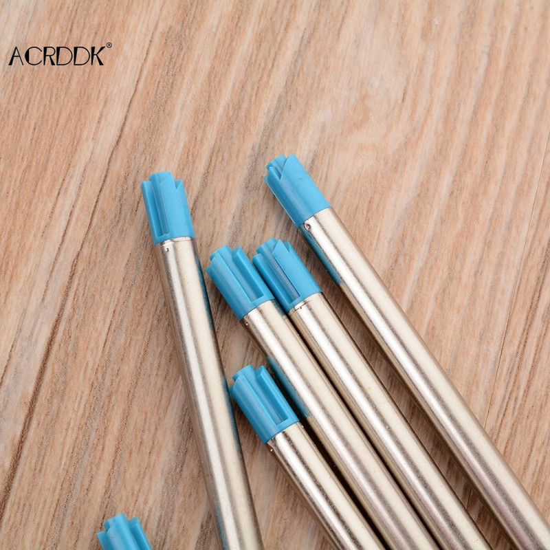 10 vnt/sl. Meta Pen Refill School Office Tušinukų papildymas Smooth Fine 0,5mm Vidutinis Parker Kanceliarinėms reikmenims Dovanų reikmenys DF