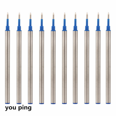 Dimensiune de înaltă calitate, 111 mm, albastru, negru, rezerve de cerneală, stilou roller, 0,5 mm, penit, scris, papetărie de birou