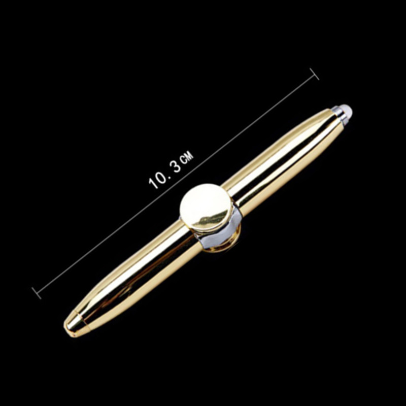 Daugiafunkciniai LED giroskopiniai rašikliai, skirti rašyti metalinį stresą mažinantį tušinuką, gelinį rašiklį, besisukantį biuro mokyklinėms reikmenims