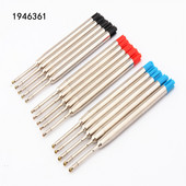 Εργοστασιακά καταστήματα 5τμχ Μαύρο Μπλε Κόκκινο επιλογή στυλό Ανταλλακτικό Γραφείου Σχολική γραφική ύλη