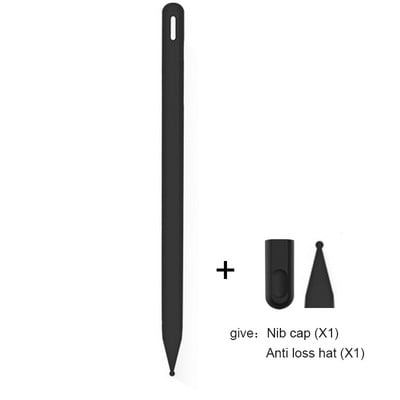 Raznobojna mekana silikonska futrola Zaštitna navlaka protiv pada za Apple Pencil 2. iPad Pro Tablet Touch Pens s 2 rukava s vrhom