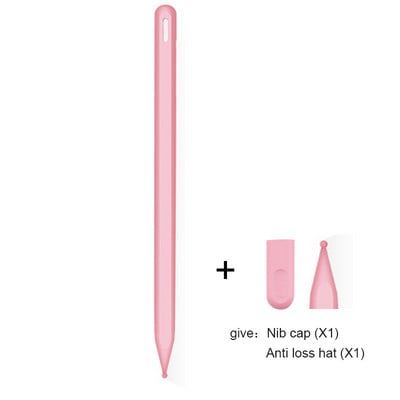 Raznobojna mekana silikonska futrola Zaštitna navlaka protiv pada za Apple Pencil 2. iPad Pro Tablet Touch Pens s 2 rukava s vrhom