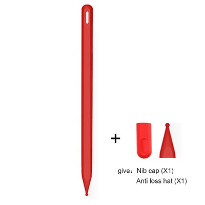 Raznobojna mekana silikonska futrola Zaštitna navlaka protiv pada za Apple Pencil 2. iPad Pro Tablet Touch Pens s 2 rukava s vrhom