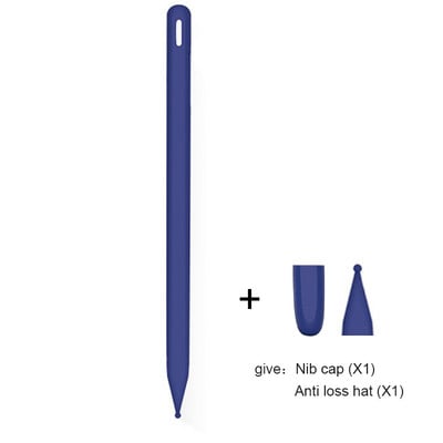 Raznobojna mekana silikonska futrola Zaštitna navlaka protiv pada za Apple Pencil 2. iPad Pro Tablet Touch Pens s 2 rukava s vrhom