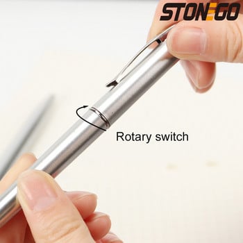 STONEGO Invisible Ink Pen Novelty Πλαστικό Υλικό Στυλό Ballpoint με Uv Light Magic Secret Ballpoint