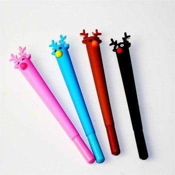 Creative Kawaii Affordable Deer Gel Pens Learning Christmas Olk Pen Refill School Γραφείο Γραφικό Δώρο Γράψιμο