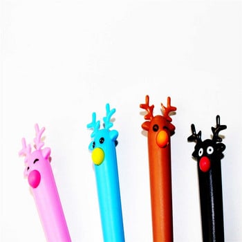 Creative Kawaii Affordable Deer Gel Pens Learning Christmas Olk Pen Refill School Γραφείο Γραφικό Δώρο Γράψιμο