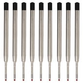 5 bucăți de reîncărcare stilou cu gel G2, cu metal înlocuibil, pentru scris, cu cerneală neagră de 3,9 inci, pentru stilouri Parker, rechizite de papetărie de birou și școală