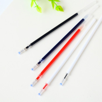 10 τμχ Λευκό χρώμα Shell Gel Pen Refills 0,5mm Μαύρο μελάνι Kawai Pattern Χαρτικά Γραφείου 13cm Μήκος