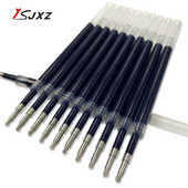 10 τμχ/παρτίδα Χοντρή ράβδος Ανταλλακτικά Gel στυλό 0,5mm μαύρο μπλε κόκκινο ανταλλακτικό μελάνι Ουδέτερο μεσαίο ρολό στυλό αναπλήρωσης Μήκος μύτης 110mm