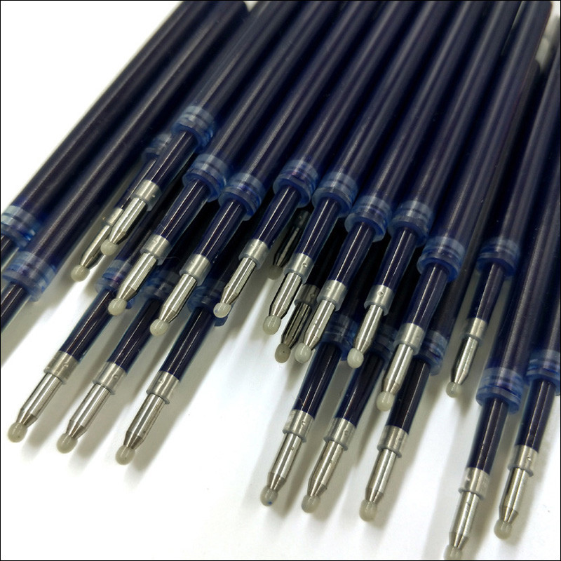 10 τμχ/παρτίδα Χοντρή ράβδος Ανταλλακτικά Gel στυλό 0,5mm μαύρο μπλε κόκκινο ανταλλακτικό μελάνι Ουδέτερο μεσαίο ρολό στυλό αναπλήρωσης Μήκος μύτης 110mm